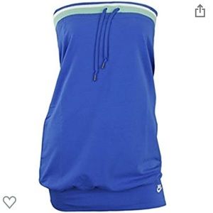 Nike Viola blue longer length tube top dress xs